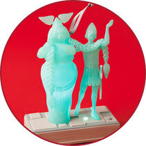 Singing opera ghosts ornament