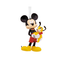 Disney Mickey Mouse Holding Puppy Hallmark Ornament