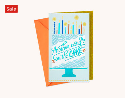 Sale We Go Way Back Funny Birthday Card for Friend card and green envelope