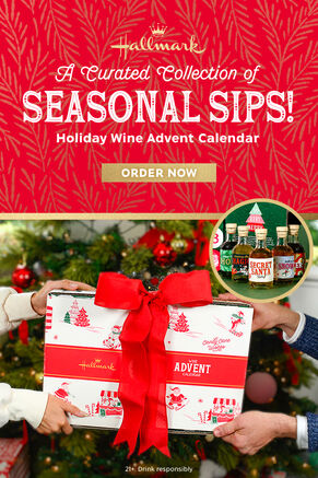 Hallmark A Curated Collection of Seasonal Sips Holiday Wine Advent Calendar Order now