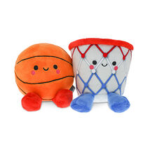 Better Together Basketball and Hoop Magnetic Plush Pair