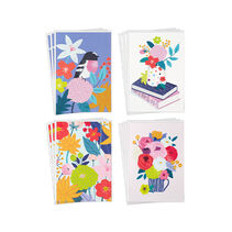 Set of 4 floral stationery designs