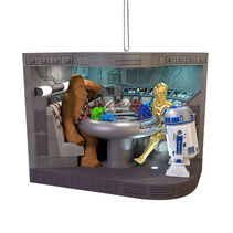 Star Wars: A New Hope™ "Let the Wookiee™ Win" Ornament with video, light and sound