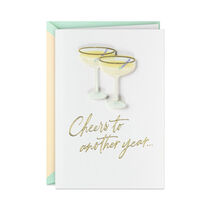 Cheers to Another Year Anniversary Card