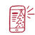 Red ornament icon