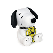 Peanuts&reg; Snoopy Fathers Day Plush With Felt #1 Dad Trophy, 6.5"