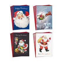 Vintage Santa Assortment Boxed Christmas Cards