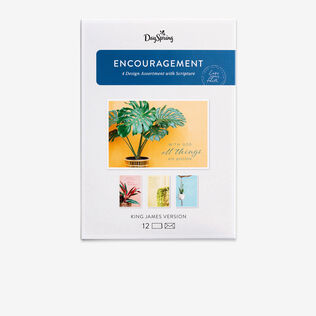 Botanicals Boxed Encouragement Cards Assortment, Pack of 12