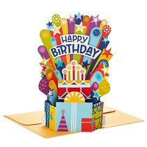 Celebrate Big Musical 3D Pop-Up Birthday Card With Light