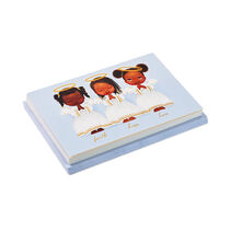 Three Little Angels Boxed Christmas Cards, Pack of 16
