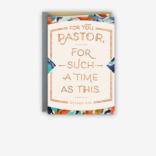 Thank You for Your Faithfulness Religious Clergy Appreciation Card for Pastor
