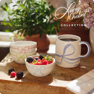 Lacey Chabert Collection bowls and mug