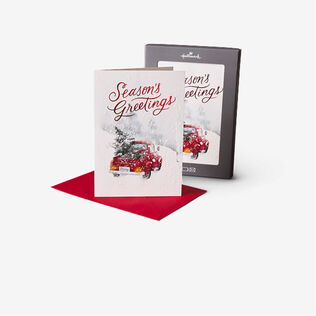 Boxed card with Season's Greetings' on the front