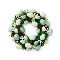 Easter Egg Wreath, 13" dia.
