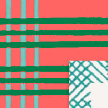 festive, modern plaid background with a blue-on-white pattern