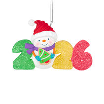 Snowman Gumdrop Numbers 2026 Keepsake Ornament