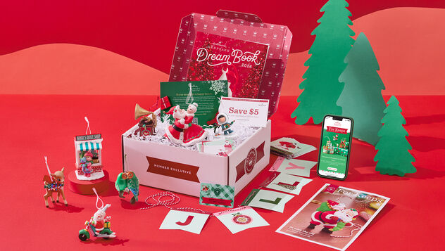 2026 Dream Box and contents on a table