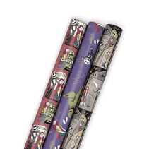 The Nightmare Before Christmas Mini Gift Wrap Rolls