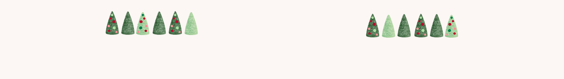 Modern Christmas trees