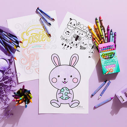Coloring pages with Easter motifs