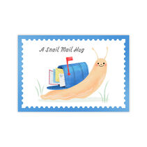 Snail Mail Hug Custom Thinking of You Card