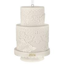 2026 wedding cake ornament