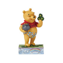 Jim Shore Disney Winnie the Pooh With Clover Figurine