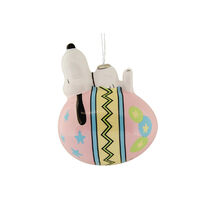Snoopy on Easter Egg Ornament