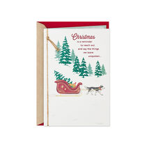 Reaching Out Christmas Card