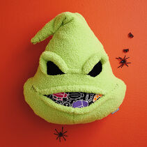 The Nightmare Before Christmas Oogie Boogie pillow. 