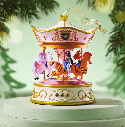 Disney Princess-themed carousel ornament. 