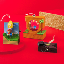 Super Mario, Sonic the Hedgehog and XBOX Keepsake Ornaments