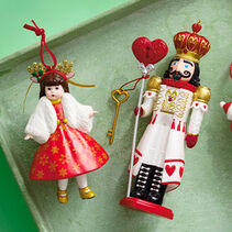Christmas Doll and Nutcracker ornaments