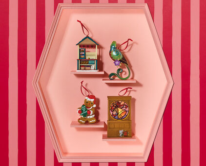 Four KOC exclusive ornaments