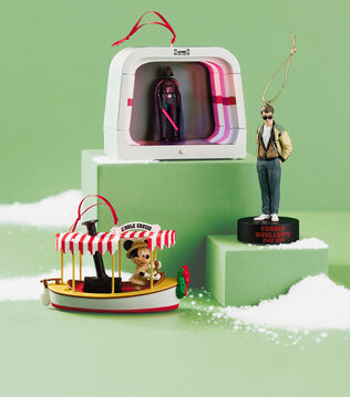Star Wars&trade;, Disney, and National Lampoons Christmas Vacation ornaments.