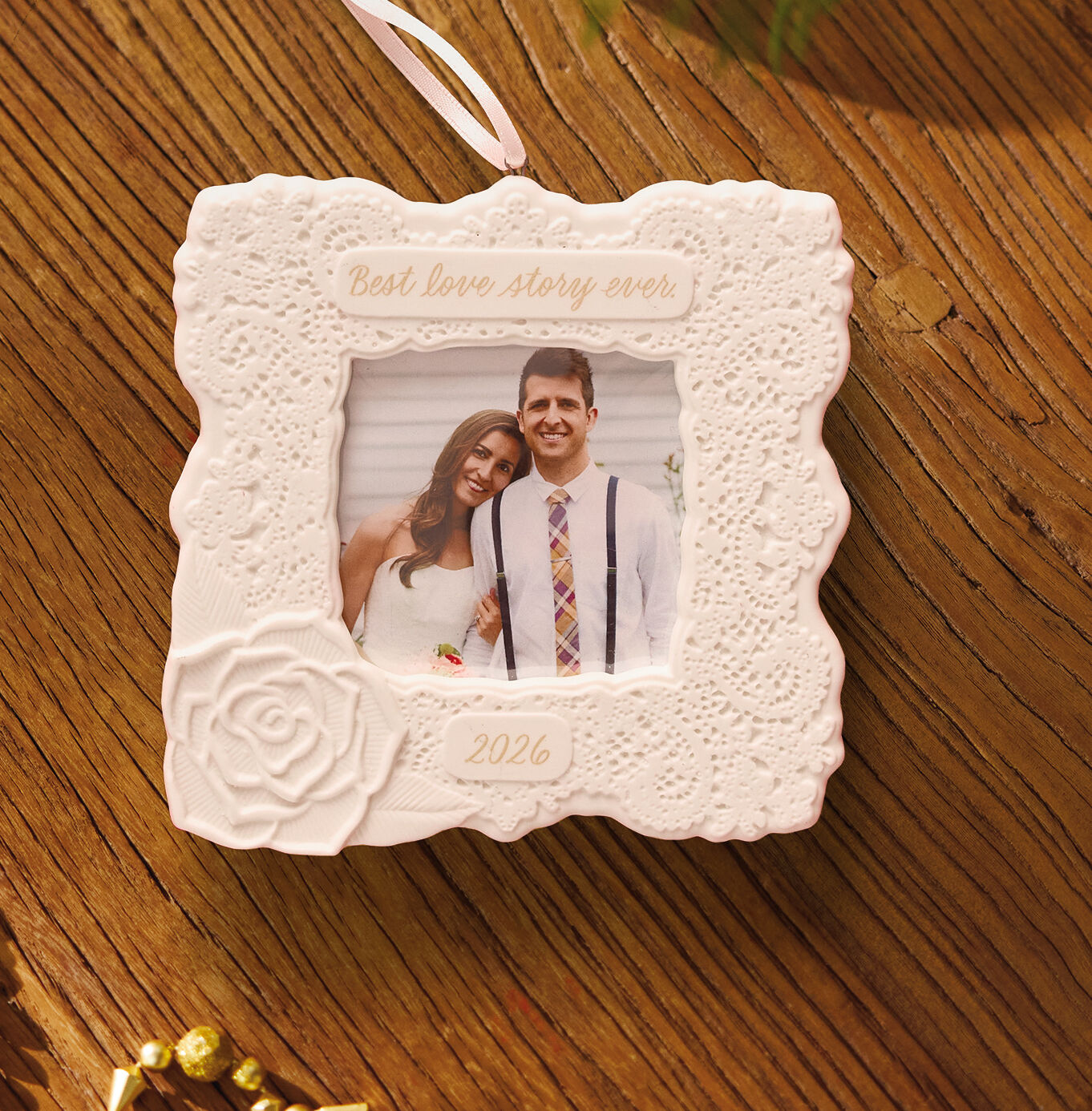 Best love story ever framed ornament