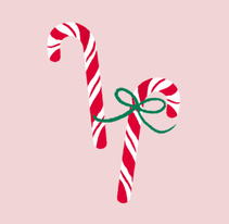 Red and white candy canes