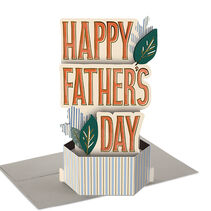 Leaves and Stripes 3D Pop-Up Fathers Day Card