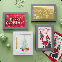 Assorted boxed Christmas cards