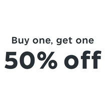 Buy one, get one 50% off