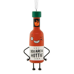 You Are a Hottie Hot Sauce Bottle Hallmark Ornament