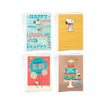Peanuts® Snoopy assorted birthday cards, pack of 12