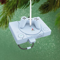 Sony PlayStation ornament.