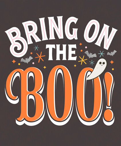 Bring on the Boo lettering