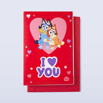 I love you Bluey card