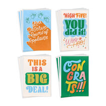 Bright and Bold Assorted Congratulations Cards, Pack of 12