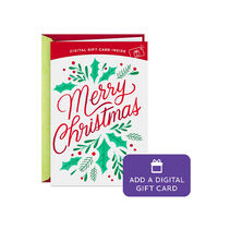 Merry Christmas Gift Card Greeting Christmas Card
