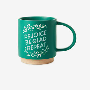 Rejoice Be Glad Repeat Mug