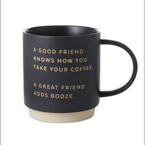 Good Friend Great Friend funny mug, 16 oz.