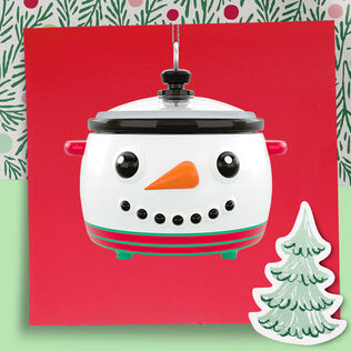 Mini Christmas Cooker Ornament, 1"